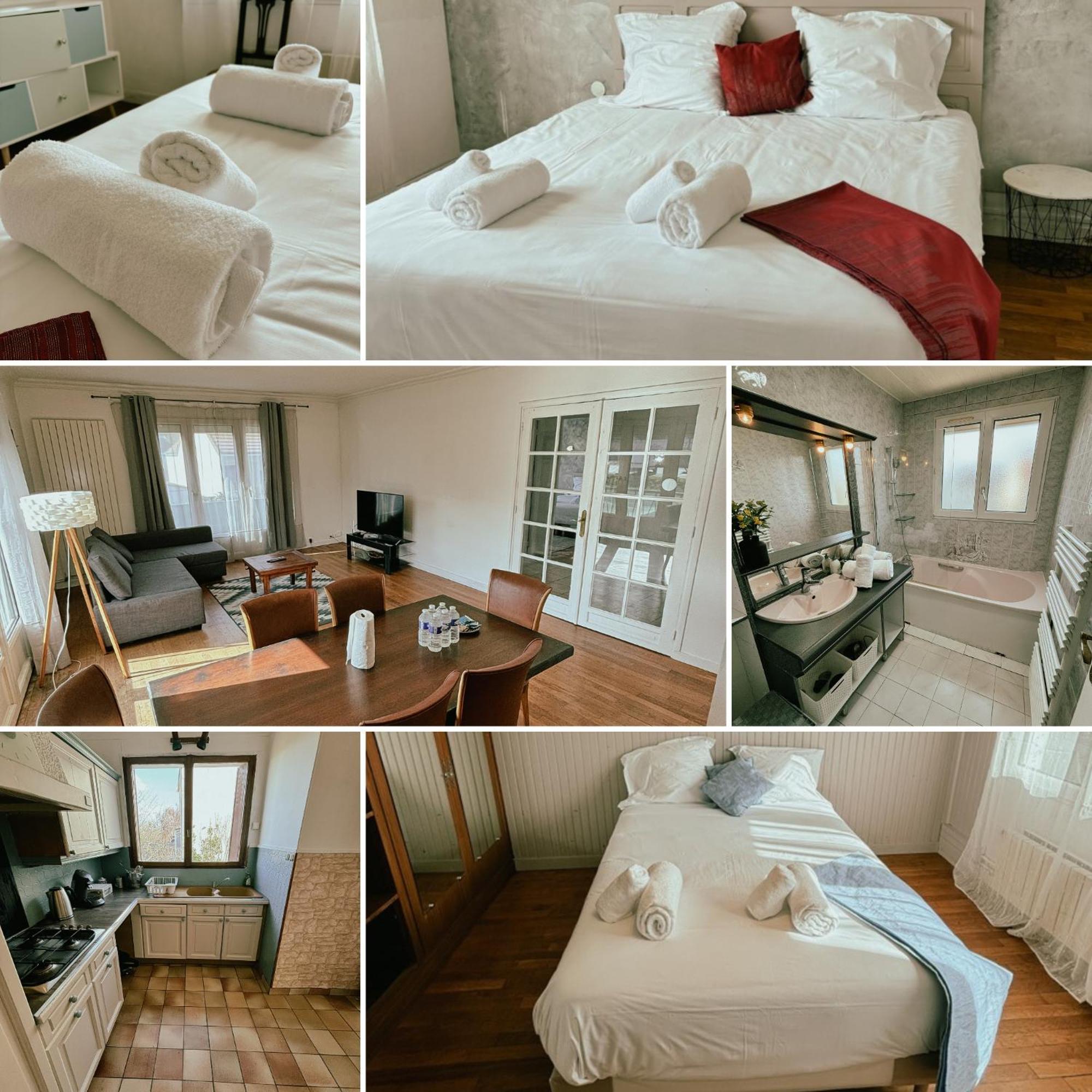 Duplex Avec Jardin - Proche Paris - Disneyland - Rer - Noisy-le-Grand Bagian luar foto